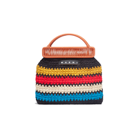 MARNI 复古织手提包大容量女包手提包女高级感轻便包女轻奢