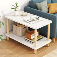 索尔诺 小桌子沙发边几家用客厅小户型茶几出租屋床头置物架北欧简易茶桌