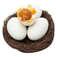御福缘红心流油咸鸭蛋传统红泥腌蛋爽口咸淡适中非海鸭蛋