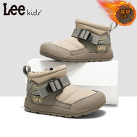  LEE KIDS 保暖 儿童棉鞋  26 【内长16.7cm适合脚长15.7-16.2cm】 米灰【加绒】