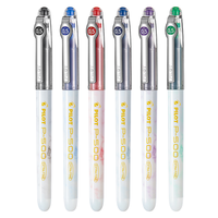 日本Pilot百乐笔P500金标系列中性笔水笔0.5mm大容量全针管笔黑蓝红刷题考试套装店 其他/other 【刷题】黑色3支