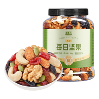  脆美人 纯坚果 混合坚果  【4坚果+2果干】科学配比 罐装,罐装 301-500g