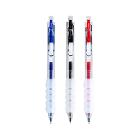 東米中性笔减负笔CS头按动笔减压超软笔握考试刷题笔速干开学必备笔东米 黑红蓝3支装DM996 【DM996】搭配装 3支