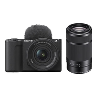  SONY/索尼 精准对焦 微单相机+双镜头+远摄  双头套机 55-210mm 黑色