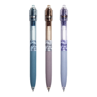 東米 中性笔转转笔按动0.5CS笔尖小初高中开学必备考试刷题黑笔 东米860极光紫+雷暴灰+雾霾蓝3支 【DM860】极光紫+雷暴灰+雾霾蓝