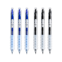 开学必备超值拼色6支装东米中性笔减负笔東米CS头按动黑笔考试文具刷题笔速干签字笔黑色+蓝色 超值组合6支装-黑+蓝