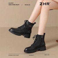 【59元合集】ZHR加绒雪地靴女秋冬保暖毛毛靴短靴 38