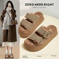 【59元合集】ZHR加绒雪地靴女秋冬保暖毛毛靴短靴 35