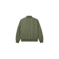 Levi's李维斯24秋季男士休闲经典简约罗纹领飞行员夹克外套 军绿色 XL