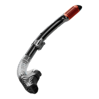 361°潜水镜潜水面罩防雾成人全干式呼吸管器浮潜游泳潜水装备 高级黑