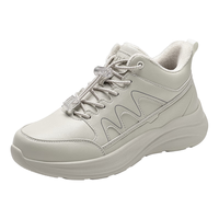 足力健中老年冬季加绒爸妈鞋轻快轻便保暖鞋25932021J 砂砾色-女款 38