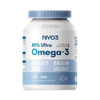 NYO3 深海鱼油软胶囊中老年人欧米伽3高浓度omega3鱼肝油 60粒/400粒