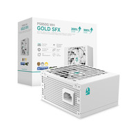 九州风神 PS850G白色SFX台式电脑电源/额定850W/金牌全模组/PCIE5.1/压纹线材/5年质保/PS850G-FE