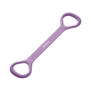 移动端、京东百亿补贴：SND 瑜伽拉力带开背拉力器弹力带美腿练背拉力绳8字拉伸肩背 基础款-紫色20磅