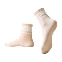 浪莎袜子女纯棉防臭中筒袜100%棉女士全棉长袜吸汗透气秋冬款女袜 059纯棉抗菌防脚臭—混色6双装 均码 （35-40）