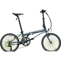 大行（DAHON）折叠自行车20英寸18速男女式公路折叠车KAC083 消光黑 消光黑-京仓配送