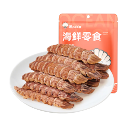 渔大叔 即食母皮皮虾肉带籽虾爬子高蛋白高钙休闲海味零食大连特产48g 母虾带籽/48g/4-6只