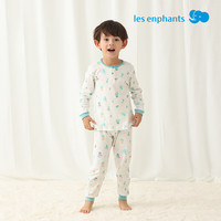 丽婴房(Les enphants)丽婴房儿童A类纯棉内衣套装男童女童夏季睡衣打底长袖空调家居服 奇想天蓝 120 CM/6岁