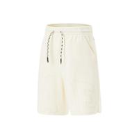 李宁 LI-NING童装儿童运动短裤男大童韦德系列冰感舒适宽松短卫裤11 香草白 170