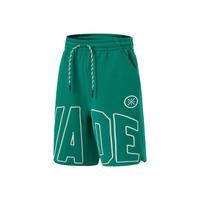 李宁 LI-NING童装儿童运动短裤男大童韦德系列冰感舒适宽松短卫裤15 石绿色 150