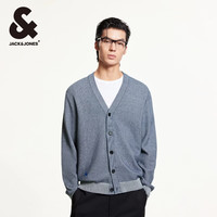 杰克·琼斯(JACK&JONES)男装潮酷高街时尚字母刺绣圆领套头休闲针织衫上衣男款225124011 A42奶白 常规 2XL