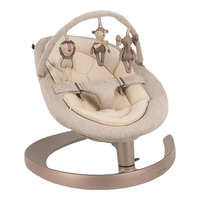nuna 婴儿摇摇椅哄娃神器宝宝睡觉安抚摇篮椅配玩具条LEAF grow暖杏色