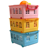 IRIS 爱丽思 KC540 收纳篮 54*39*25cm 1个 浅蓝色