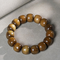 玄同金丝楠木拆房老料老型珠佛珠手串桶珠念珠文玩手链男女款木质手饰 1.5cm老型珠