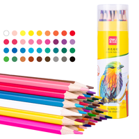 得力 DL-7070-36 油性彩色铅笔 36色