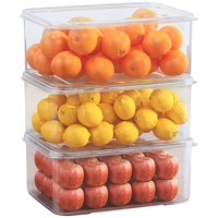 Citylong 禧天龙 H-4050 保鲜盒 7.3L*3个 白色