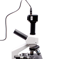 美佳朗 显微镜配件 电子目镜高清数码视频电脑测量软件CCD C型 螺纹安装式 拍照与摄像用200W像素