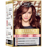 L'OREAL PARIS 巴黎欧莱雅 法式炫色染发霜 #5.6拿铁豆棕 1盒
