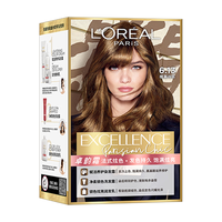 L'OREAL PARIS 巴黎欧莱雅 法式炫色染发霜 #5.64朗姆酒红 2盒