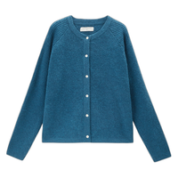 佐丹奴 女士针织衫 宽松插肩圆领开衫