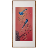 铜师傅 手工錾刻 铜雕画 《喜气盈门》客厅玄关沙发背景墙装饰画