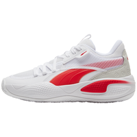 PUMA 彪马 Court Rider Team 中性篮球鞋 195660-01 白/鲜红色 43