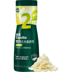 英氏 多乐能系列 小鱼泡芙 2阶 香蕉味 36g