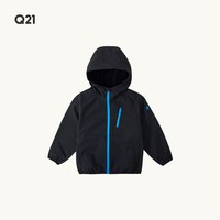Q21一体绒弹弹软壳儿童连帽外套25秋季防风防泼水休闲上衣