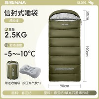 北山狼睡袋成人石墨烯四季通用款冬季加厚防寒户外露营办公室午休