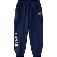 Converse匡威儿童童装男童长裤2024秋季女童休闲运动裤束脚裤 藏青蓝 150/63