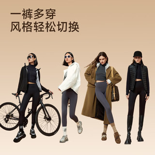 MissWiss6s鲨鱼裤女外穿秋冬款提臀收腹外穿加绒打底运动瑜伽裤 厚绒款【北欧灰】奢金6s鲨鱼裤 3XL （156-170斤）