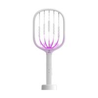 lanju 榄菊 电蚊拍充电式带底座蚊子拍灭蚊器紫光诱蚊电灭蚊灯 灯拍两用 锂电池-大容+PC004B/03A
