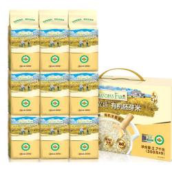 爷爷的农场 有机胚芽米谷物氮气独立包装大米粥儿童营养主食2700g礼盒装 有机胚芽米