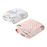 好孩子（gb）婴儿秋冬毯子新生儿盖毯豆豆毯宝宝午睡毛毯豆豆安抚毯四季通用被 纯瑕时刻豆豆安抚毯150*120粉