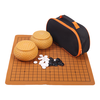 胜旅 围棋套装五子棋361颗19路棋盘皮革配便携手提包围棋书籍