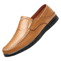 MULINSEN 木林森 男士休闲皮鞋 8028 黄棕 40