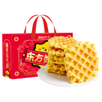 满格华夫经典华夫饼 手撕面包营养早餐下午茶蛋糕整箱 原味华夫礼盒装600g