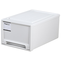 Jeko&Jeko  特大号收纳箱抽屉式收纳盒 家用衣柜衣服棉被子内衣整理储物柜 E款 32L【47*30*23CM】