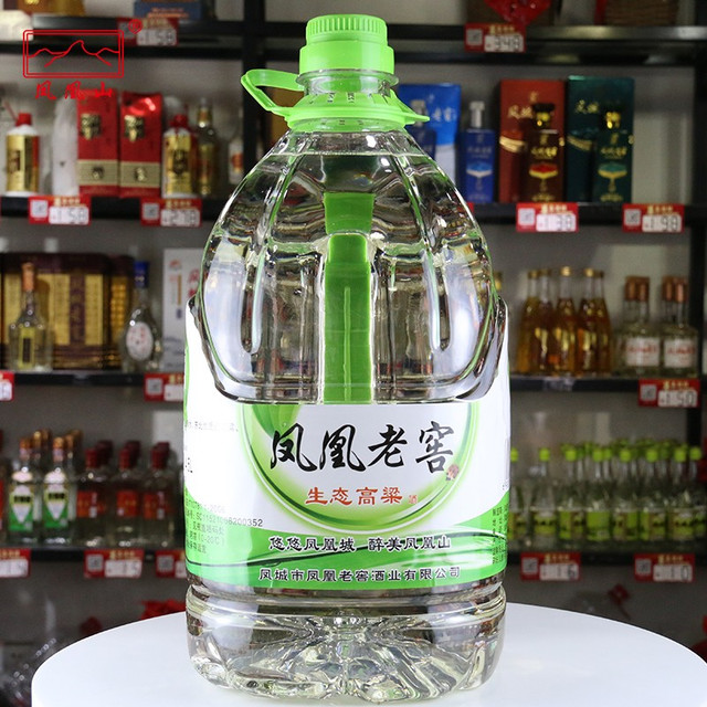 凤凰老窖 凤凰山生态高粱50度浓香白酒桶装纯粮泡酒高粱酒50度4500ml*1桶