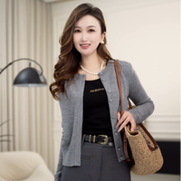 哥弟 新款圆领简约休闲百搭显瘦保暖绵羊毛针织衫148023